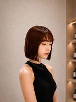 ジゼル 栄 矢場町(Giselle)&nbsp;☆玉腰☆ブラウンベージュ×ボブ【名古屋/栄/ブリーチ/ボブ】