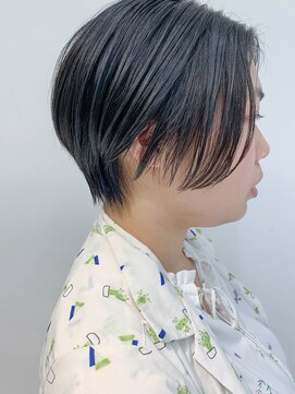 テトヘアー(teto hair) short(ハンサムショート、黒髪、大人ショート)