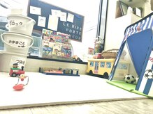 リィールフォーヘア(Rire for hair)の雰囲気（キッズスペース★ベビーベッド・サークルあります！貸切、応相談）