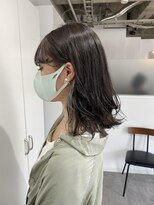 ジーニー 横浜(giinii)&nbsp;giinii_渋谷良太_ロブ_ダークグレージュ_インナーカラー