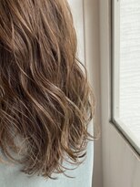 ヘアーエポック(hair epoque) ミルクティーカラーローライトバレイヤージュ