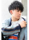モヘア前下がりマッシュ【ソフトツイストスパイラルパーマ】