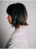 大人っぽ切りっぱなしボブ/20代/30代/40代/水島/倉敷