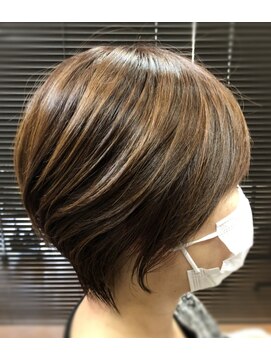 ヘアーメイク クーラ 行橋店(Hair make CURA) 大人ハイライト30代40代50代白髪ぼかし