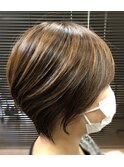 大人ハイライト30代40代50代白髪ぼかし