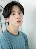 黒髪シンプルセンターパートおしゃれショートA北浦和