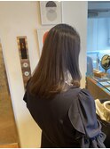 透明感グレージュカラー
