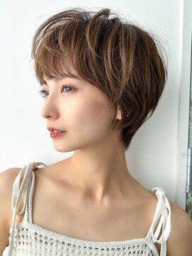 ラフィスヘアー クレイ 南草津店(La fith hair clay) 【La fith】マッシュショート×ハイライト