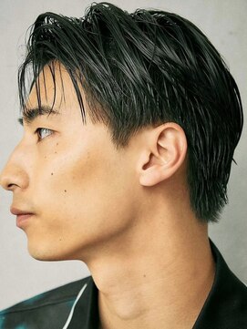 ノイ(noi) センターパートニュアンスパーマツーブロックメンズパーマ