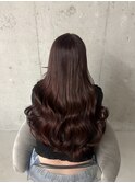 大人可愛い上品さred brown