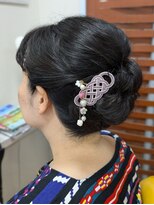 夏のおでかけヘアアレンジ