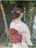 浴衣着付け × ヘアセット