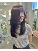 10代/20代/30代ブリーチ無しカラー顔周りシャギーウルフレイヤー