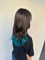 リレイス 四日市(RELACE)&nbsp;裾カラー×ターコイズブルー