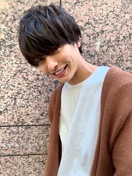 ガーデン タチカワ(garden tachikawa) マッシュ/センターパート/波巻きパーマ/ニュアンスパーマ