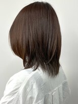 モリオ(morio)&nbsp;＊ラフ柔らかボブ黒髪ミディアムロングウルフ前髪あり30代40代2