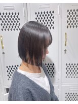 クム 横浜(qumu)&nbsp;qumu横浜　切りっぱなしボブ×前下り