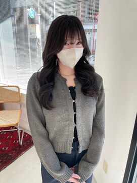 ヘアーアイスカルテット(HAIR ICI QUARTET) 大人可愛い艶髪カラーくすみベージュくびれウルフロングレイヤー