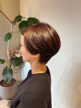 リベラル(liberal) ハンサムショート かきあげ　センターパート【20代/30代/40代】