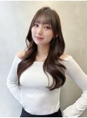 □ 韓国大宮顔周りレイヤーカットハッシュカットワンホンヘア