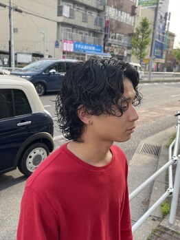 ダーチャ(Datsche)の写真/【中村公園駅徒歩1分】持ちの良い似合わせメンズパーマがオススメ★【平日】ご新規カット＋パーマ¥8800～