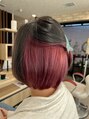 アース 東神奈川店(HAIR & MAKE EARTH)&nbsp;デザインカラー【チェリーレッド】