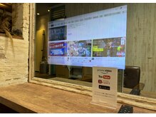 待ち時間も快適に過ごせるサービス【千里中央限定】スマホ充電/映画/動画/タブレット/ドリンクサービス