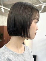 ノード(NODE)&nbsp;栄小顔丸みボブミルクティーベージュ