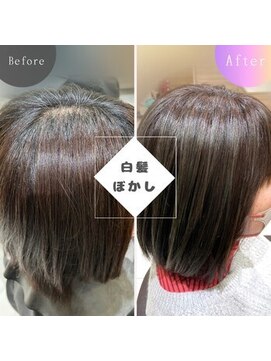 アッシュ 中山店(Ash) 【家郷担当限定】カット+白髪ぼかしカラー+シャンプー