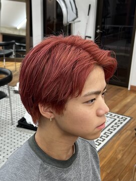 ザデイトウキョウ 表参道 青山(THE DAY TOKYO) MEN'S HAIR/レッドカラー/メンズウルフ/大人メンズ/表参道駅