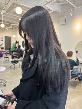 ラック 津田沼(LUCK) 地毛カラー/ケアブリーチダブルカラーインナーカラー