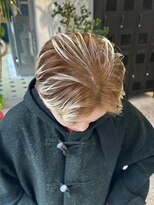 ヲタク(wotaku.)&nbsp;メンズカラーデザインカラーメンズショートブリーチカラー短髪