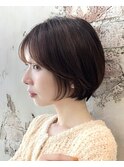 【岩田莉奈】40代50代の似合わせカットで若見えショートボブ新宿