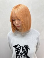 エン 栄店(enne)&nbsp;ミルクティーブラウン/大人ガーリー/ミディアムレイヤーカット