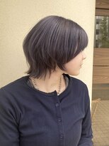 チャコレ パーチ 北千住店(Chacolle perch)&nbsp;ラベンダーグレージュ×ショートウルフ