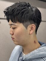 ニコトウキョウ 新宿(nico TOKYO)&nbsp;刈り上げアップバングスパイキーショートパーマスパイラルパーマ