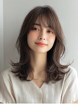 コトンアトリエ 人形町(COTON atelier)&nbsp;ミルクティーブロンド/ダークブルー/デジタルパーマ/人形町