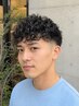 【Men's】メンズカット+スペインカール