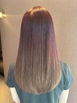クオン 藤崎店(qon)&nbsp;セミロングスタイル/髪質改善/縮毛矯正/早良区/藤崎/西新/美容室