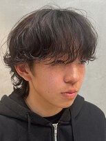 エムクール(M,cooL)&nbsp;ミディアムパーマ/メンズミディアム/スパイラルパーマ