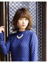 スタジオ 渋谷 原宿(Stujio)&nbsp;愛されゆるふわウェーブのロブ スタイル