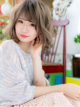カバーヘア ブリス 上尾西口店(COVER HAIR bliss) *bliss上尾*色っぽフェミニン♪くせ毛風シフォンウェーブa!