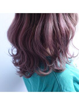 ニコリヘアワークス(nicori hair works) ミディアム×パープル3