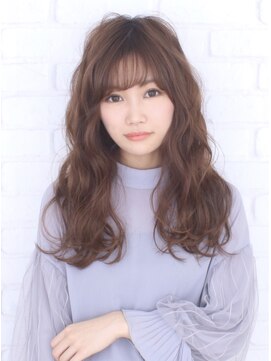 カグヤ ヘアーリンク 森小路店(華月 Hair L.I.N.C.) ウェーブ×バイオレット