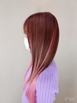 ウィット アンド ラファム Wit &La Famme 同系色でまとめたバレイヤージュをエクステで