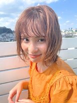 ロダット 横浜(LODAT by little)&nbsp;アプリコット レイヤーボブ【LODAT横浜】