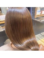 ナンバー アリア 三軒茶屋(N° aria)&nbsp;大人かわいいエギョモリ ミルクティーブラウン ひし形シルエット