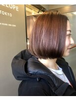 ペネロープ(Penelope)&nbsp;［新宿］切りっぱなしショートボブ/ミニボブ/ピンク系