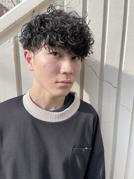 メンズサロンロス(LOSS) マッシュ×波巻きパーマ