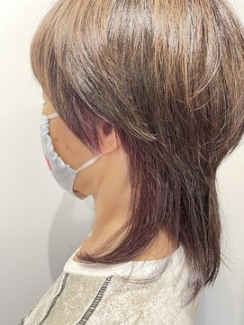 ムーン(moon) 4月#似合わせカット#アースカラー#くびれヘア#ツートンカラー
